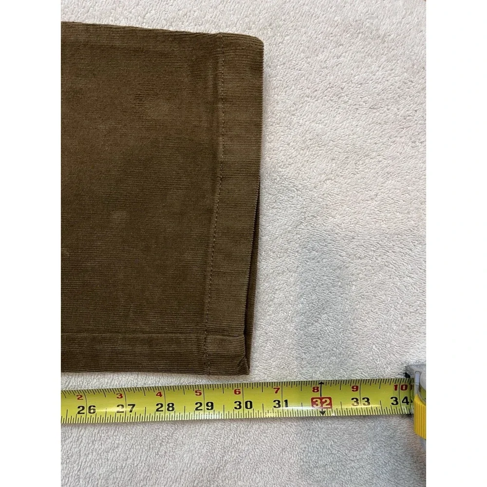 Jos A Bank 1905 Mens Tailored Fit Camel Corduroy Pants 40x30‎ Flat Front NWT